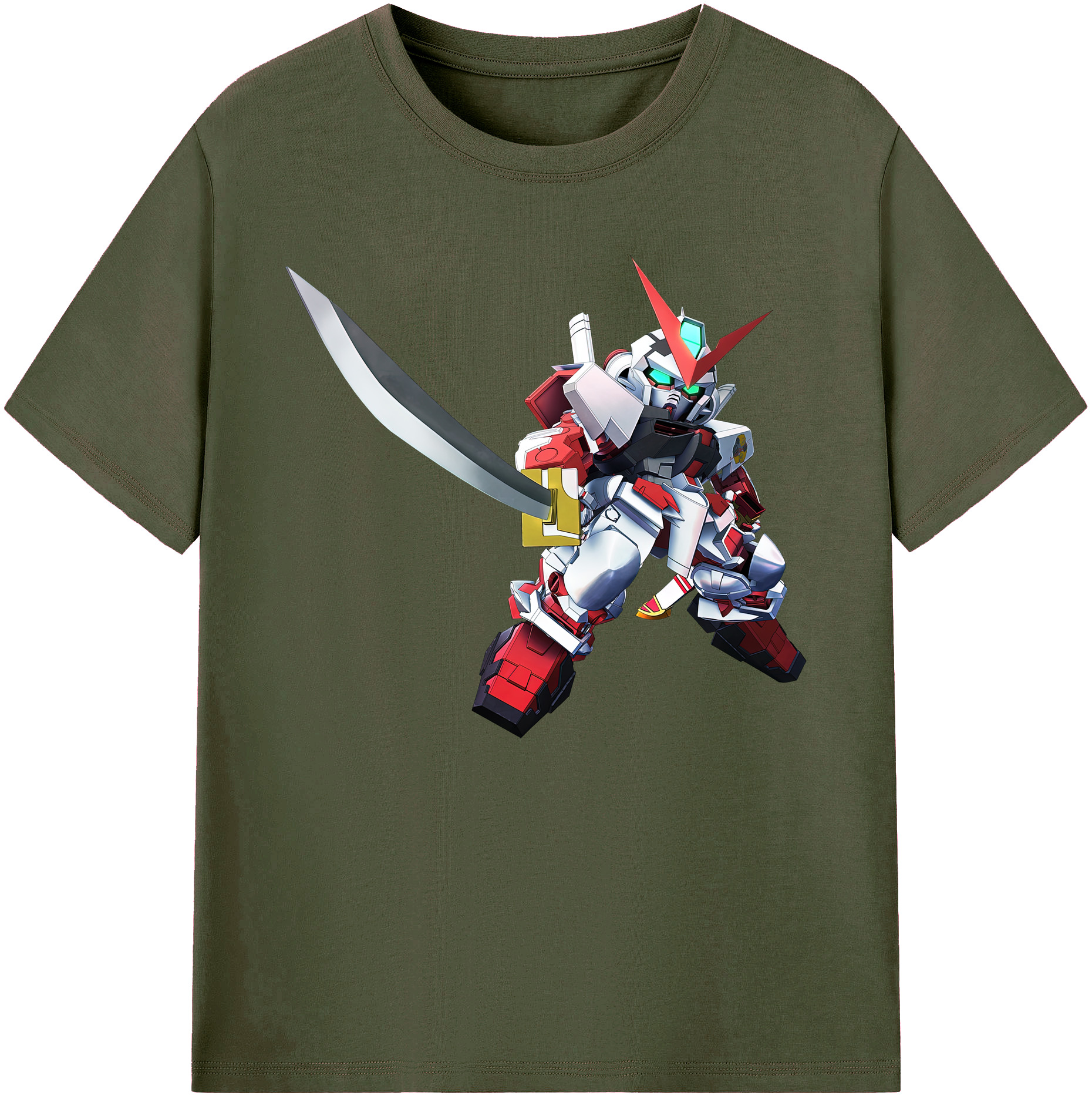 （画像用） 機動戦士ガンダム Mobile Suit Gundam 綿100％ メンズ半袖Tシャツ｜肌触りやわらか＆通気性